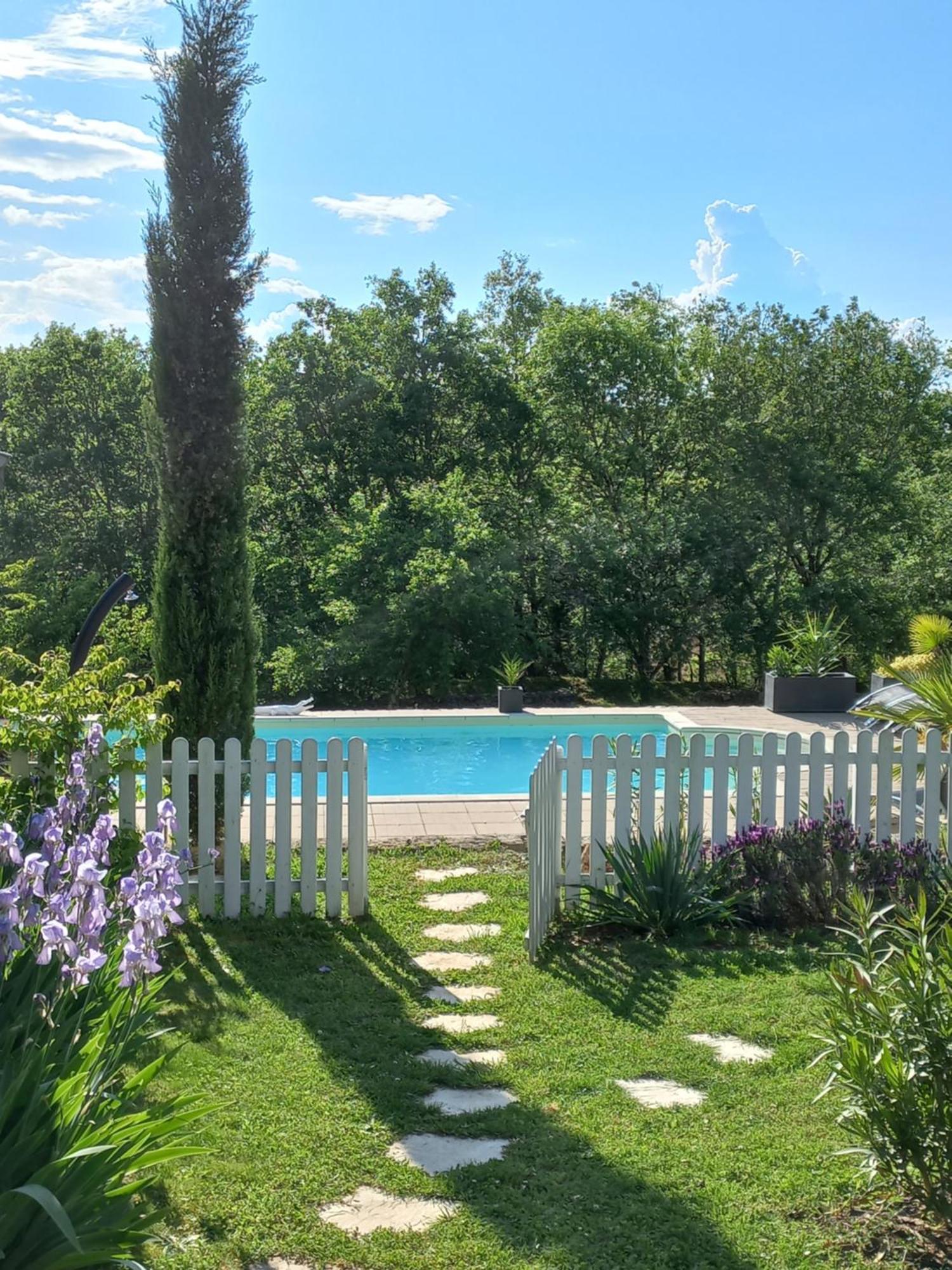 Maison De Campagne Avec Piscine Béduer エクステリア 写真